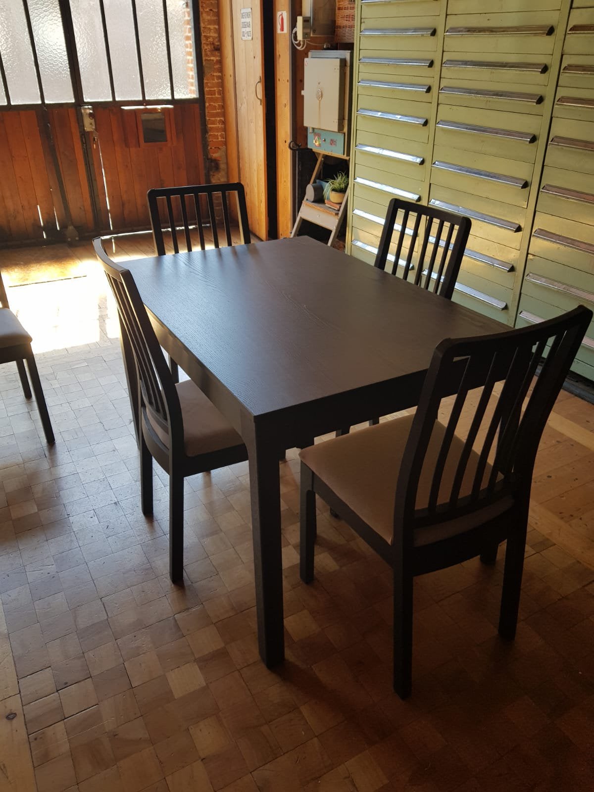 Uitrekbare tafel &5stoelen Ikea, Maison & Meubles, Enlèvement, Comme neuf