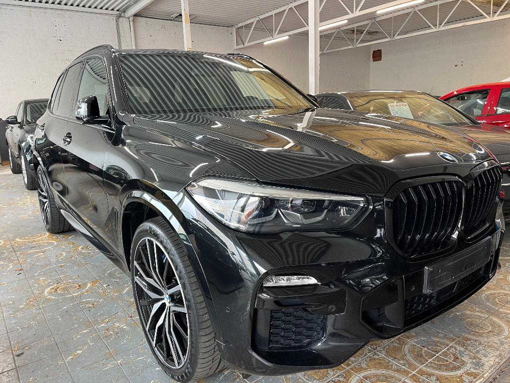 BMW x5, Auto's, BMW, Automaat, Zwart, Leder, SUV of Terreinwagen
