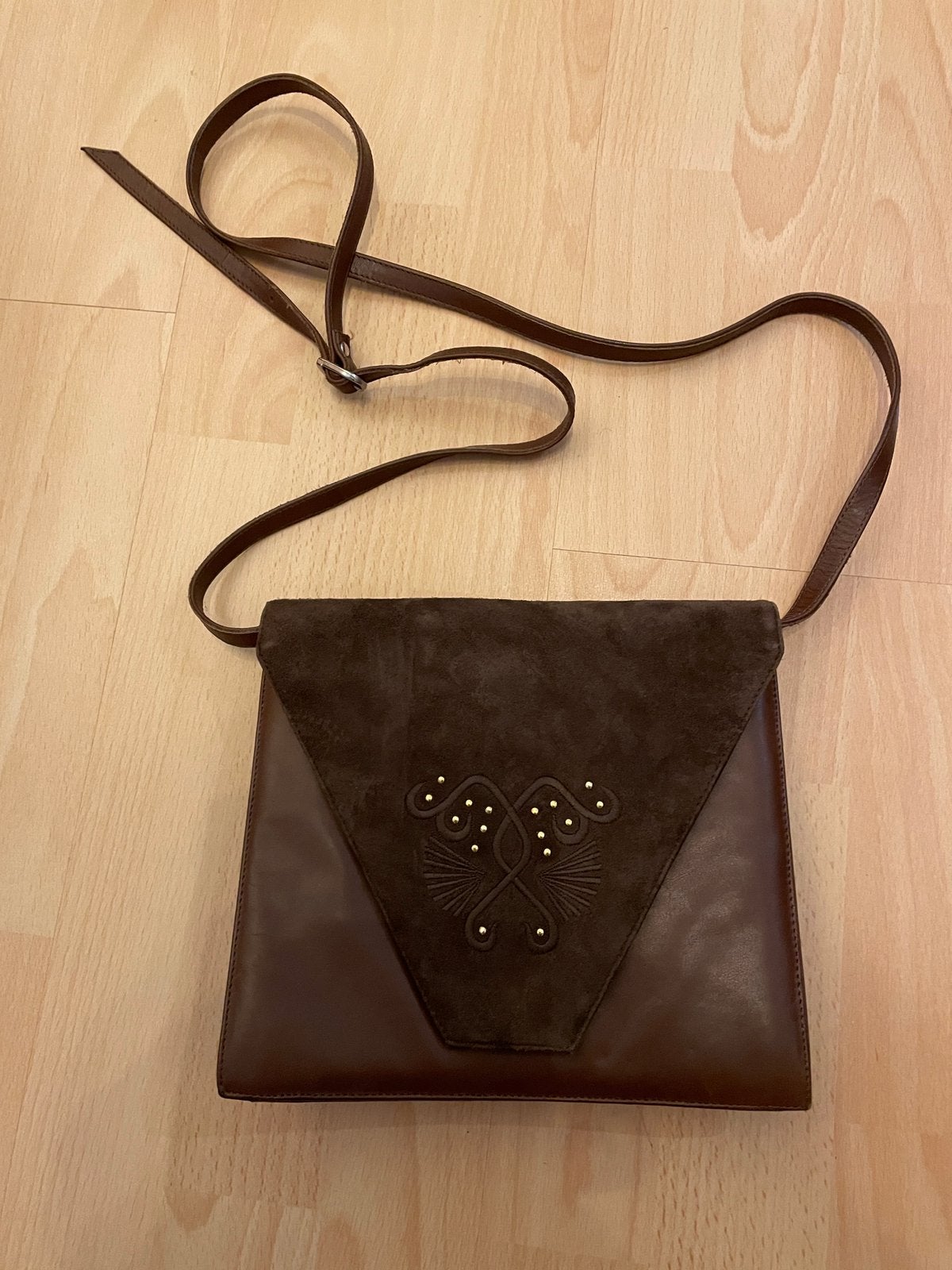 Sac à bandoulière Doge vintage italien, Envoi, Comme neuf, Brun, Sac à bandoulière