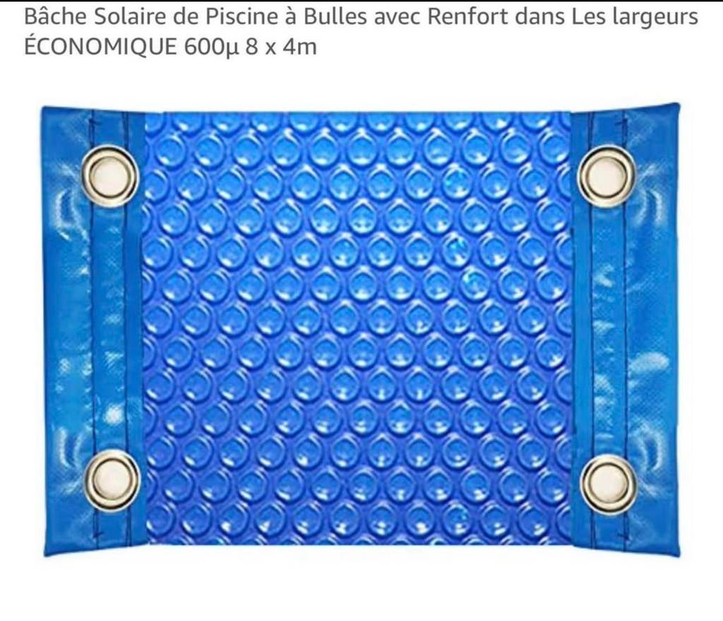 Bache a bulle piscine 8x4 et enrouleur A discuter, Neuf, 300 cm ou plus, Enlèvement, Autres types