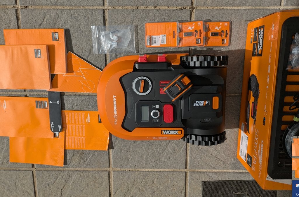 worx landroid m500 plus wr165e nieuw robot grasmaaier, Neuf, Moins de 20 cm, Enlèvement, Avec capteur de pluie