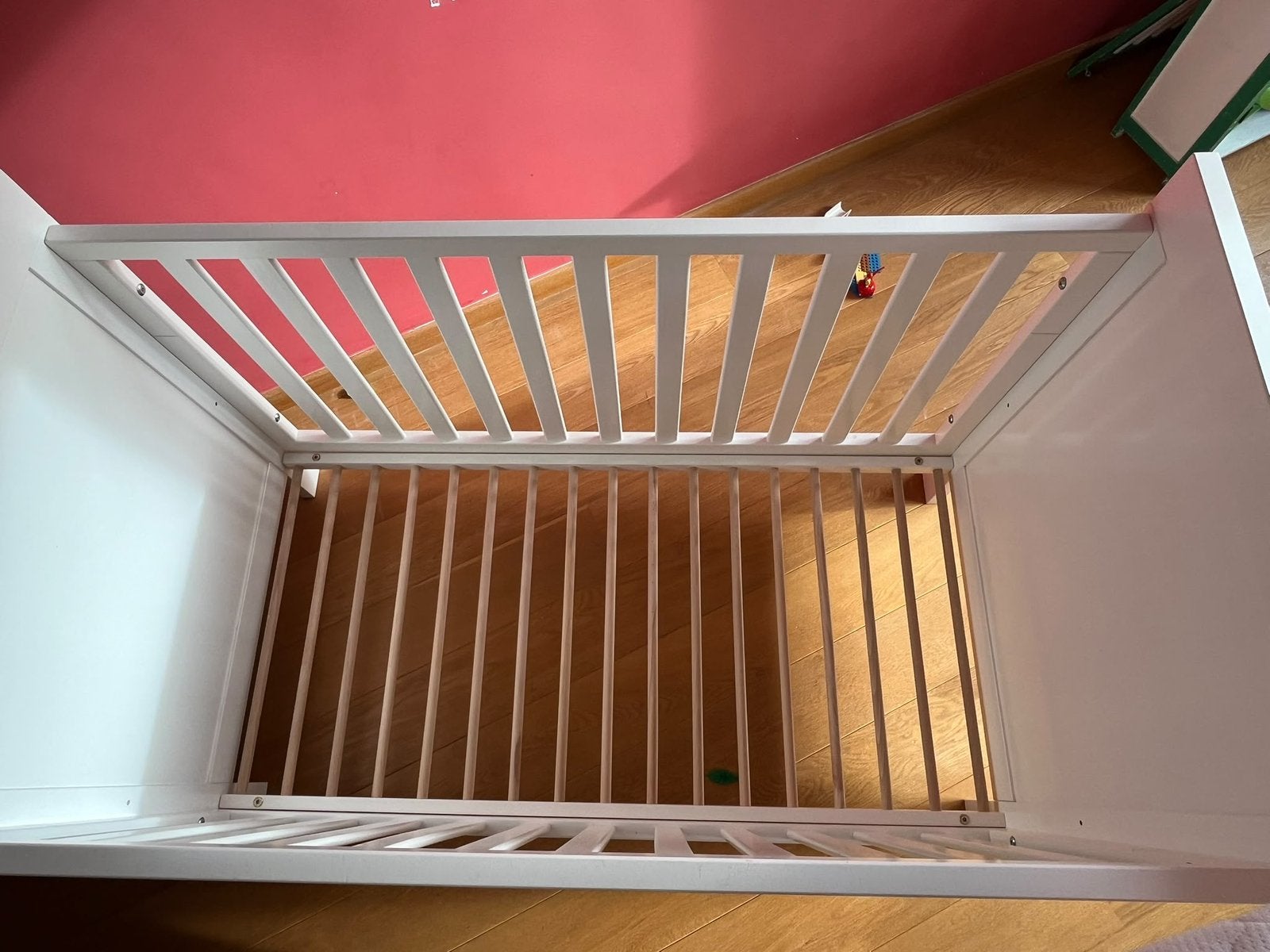 Lit bébé Bopita blanc, Sommier à lattes, Moins de 70 cm, Comme neuf, Enlèvement