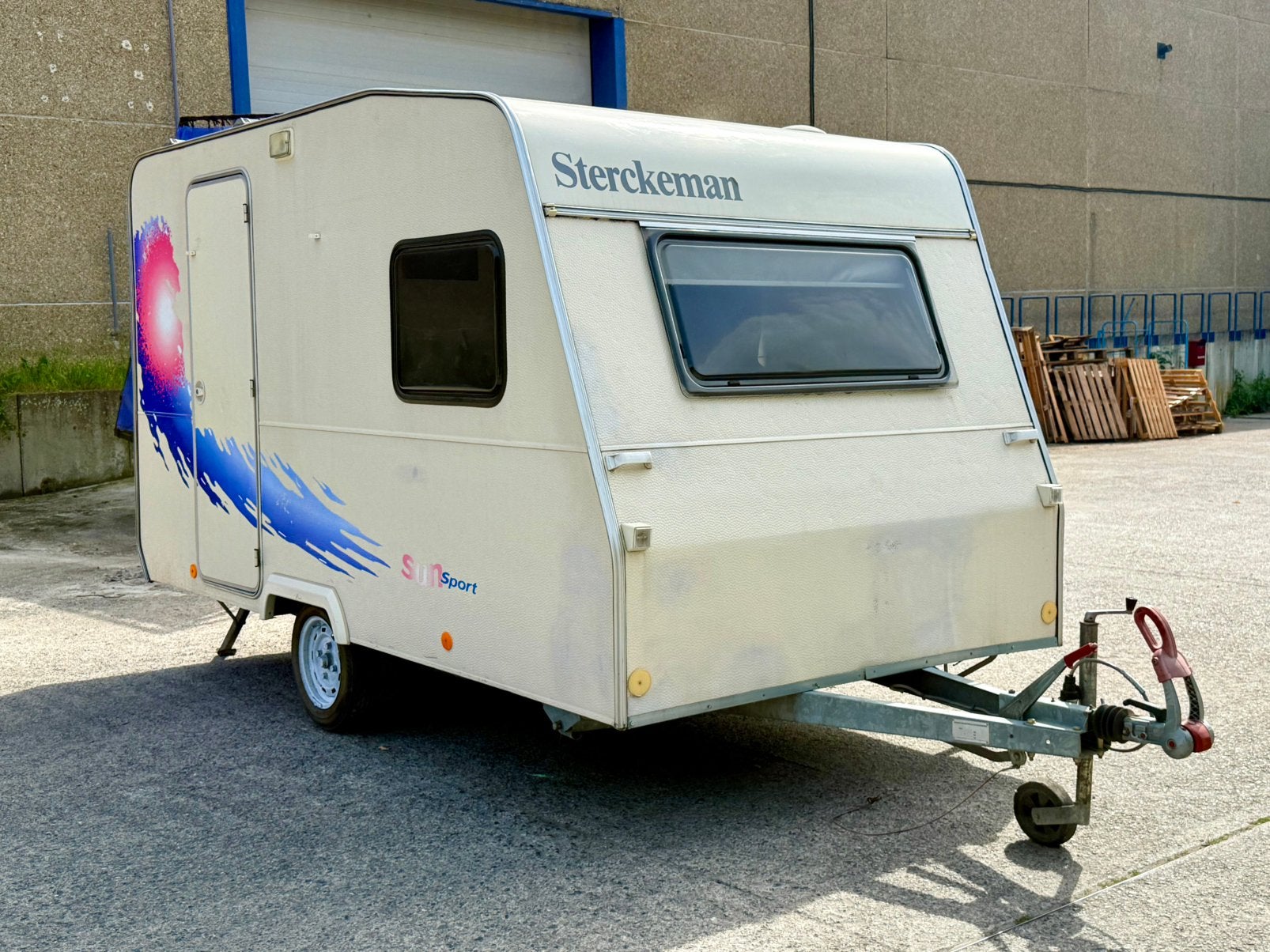 Caravanes STERCKMAN 4-5 Personnes ( très propre ), Caravanes & Camping, Antivol de remorque, Jusqu'à 5, Sterckeman, 4 à 5 mètres
