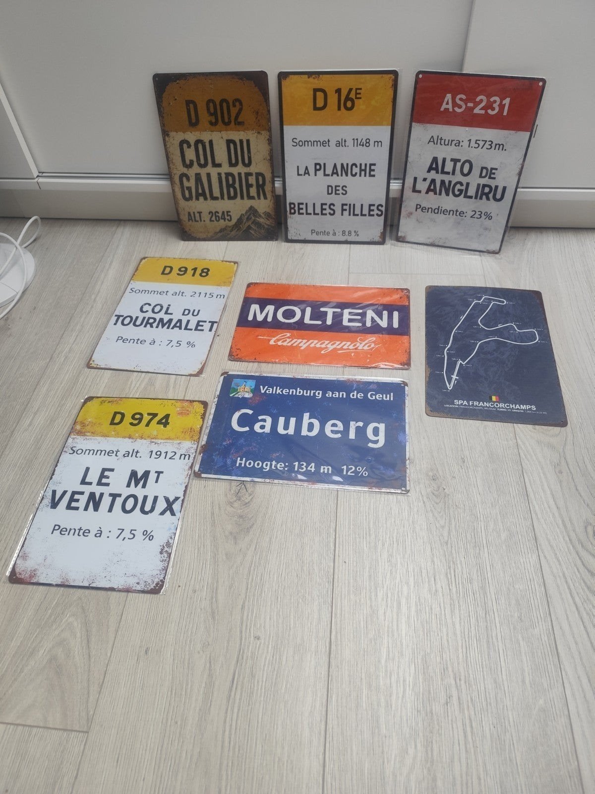 Metalen platen voor „sport”.Zie foto's, nieuw verpakkinging, Verzamelen, Ophalen of Verzenden, Nieuw, Poster, Plaatje of Sticker