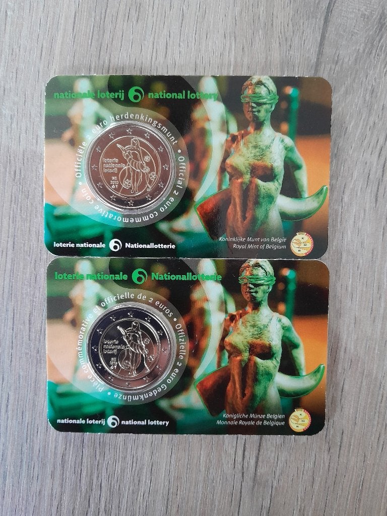 2 Euro België 2025 Nationale Loterij Coincard, Ophalen of Verzenden, België, 2 euro, Setje