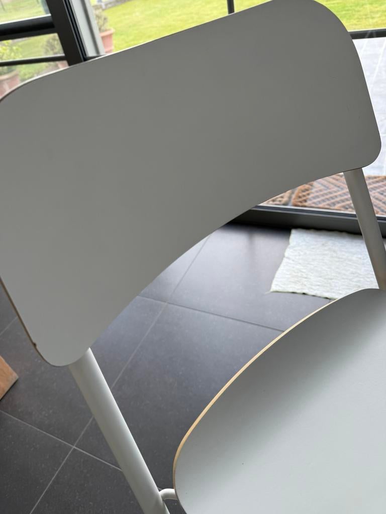 Witte barstoelen Ikea, Tuin en Terras, Ligbedden, Ophalen, Zo goed als nieuw