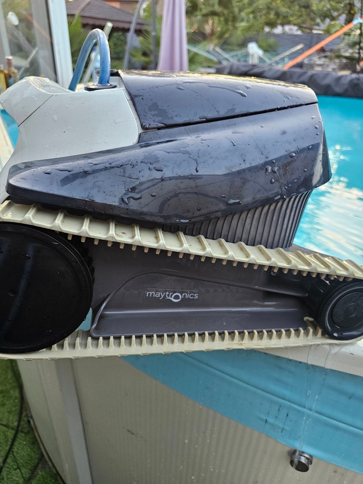 Zwembadrobot doet bodem en wanden, Tuin en Terras, Zwembad-toebehoren, Ophalen