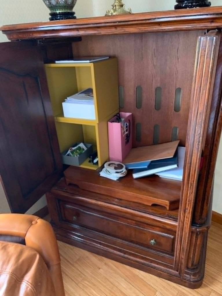 mooie tv kast met uitschuibare lade en schuif, Ophalen, Gebruikt, 75 cm of meer, 50 tot 100 cm