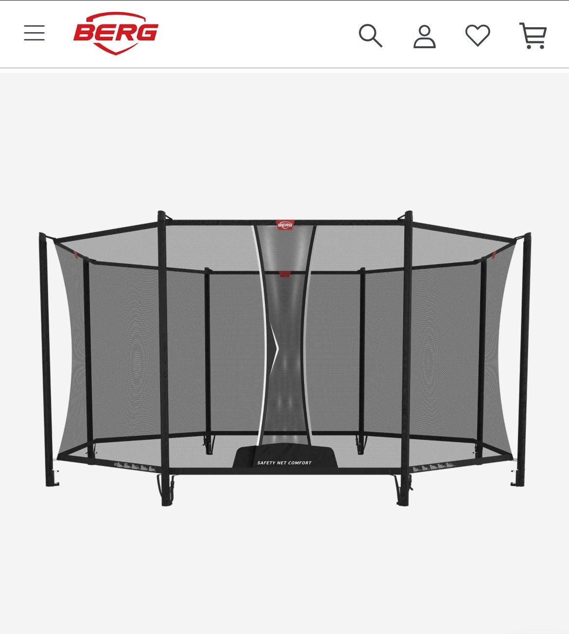 Berg veiligheidsnet trampoline, Ophalen, Nieuw