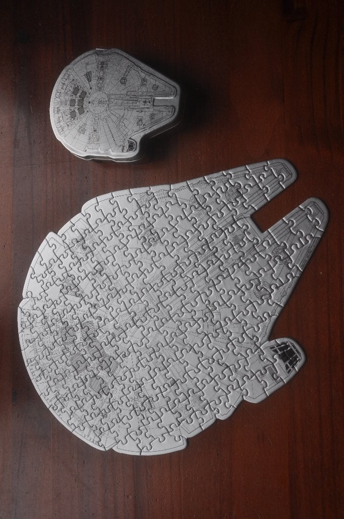 star wars falcon puzzel, Verzamelen, Ophalen of Verzenden, Gebruikt, Overige typen