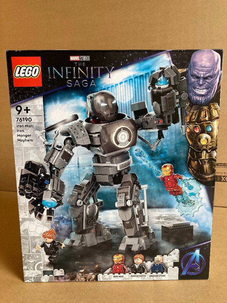 NIEUW Lego 76190 Iron Man: Iron Monger Mayhem *MISB*, Marvel, Lego, Nieuw, Ophalen of Verzenden