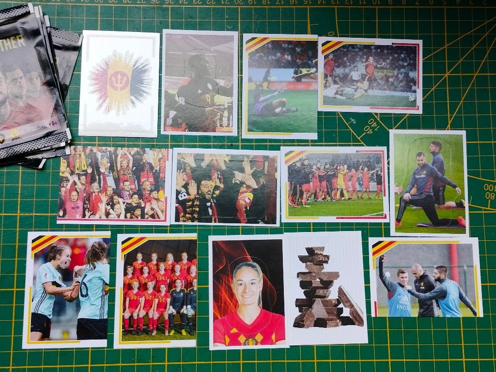 redtogether stickers voetbal Rode Duivels, Ophalen of Verzenden, Zo goed als nieuw