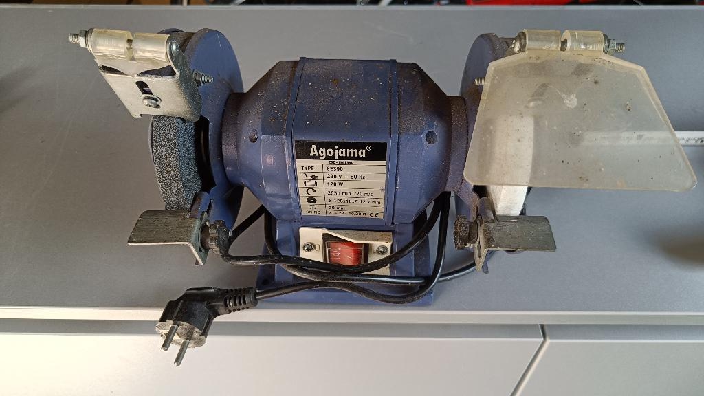 Dubbele slijpmolen, Doe-het-zelf en Bouw, Gereedschap | Slijpmachines, Ophalen, Gebruikt