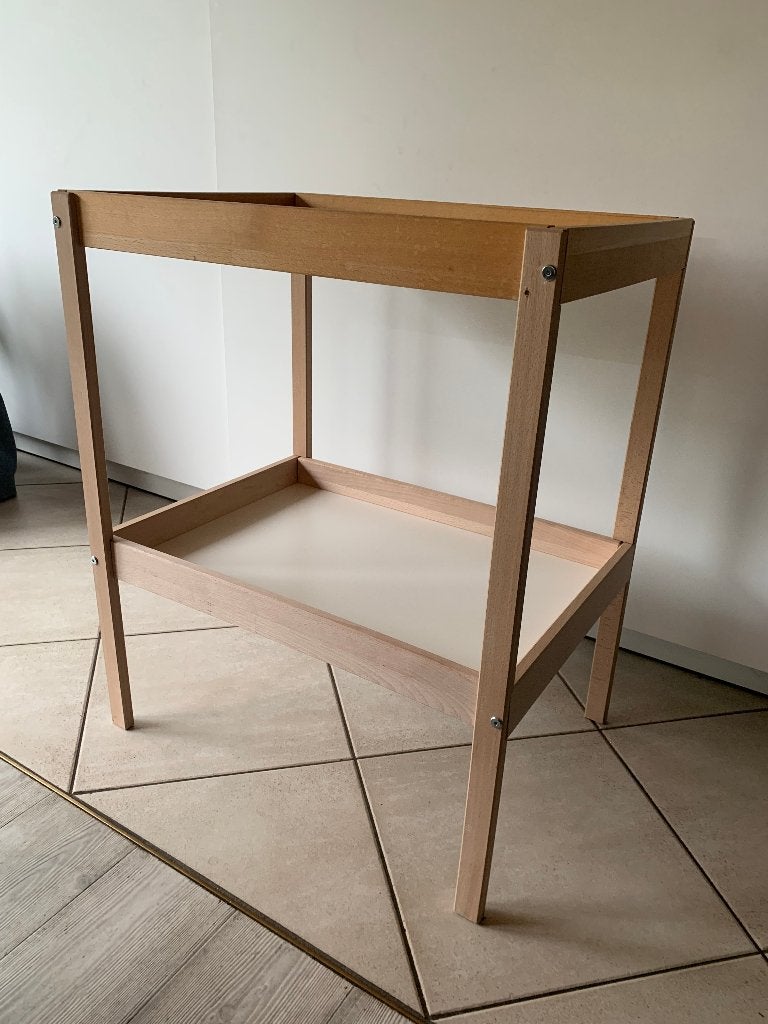 Verzorgtafel Ikea + verzorgkussen + 2 hoezen, Ophalen, Gebruikt, Minder dan 75 cm, 50 tot 70 cm