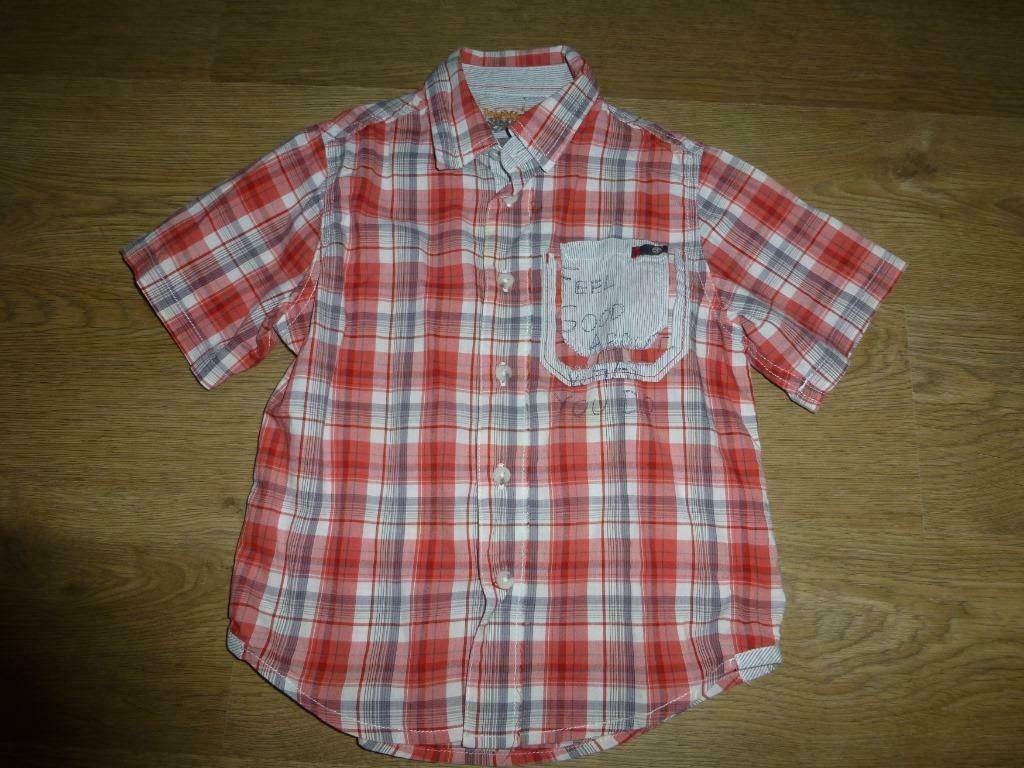 hemd met korte mouwen Timberland maat 110, Enfants & Bébés, Garçon, Timberland, Enlèvement ou Envoi, Chemise ou Chemisier