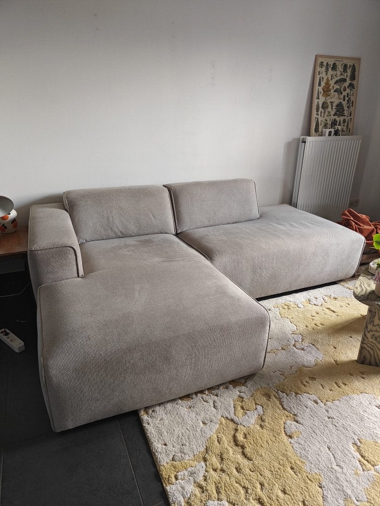 Beige zetel, Enlèvement, Utilisé, Tissus