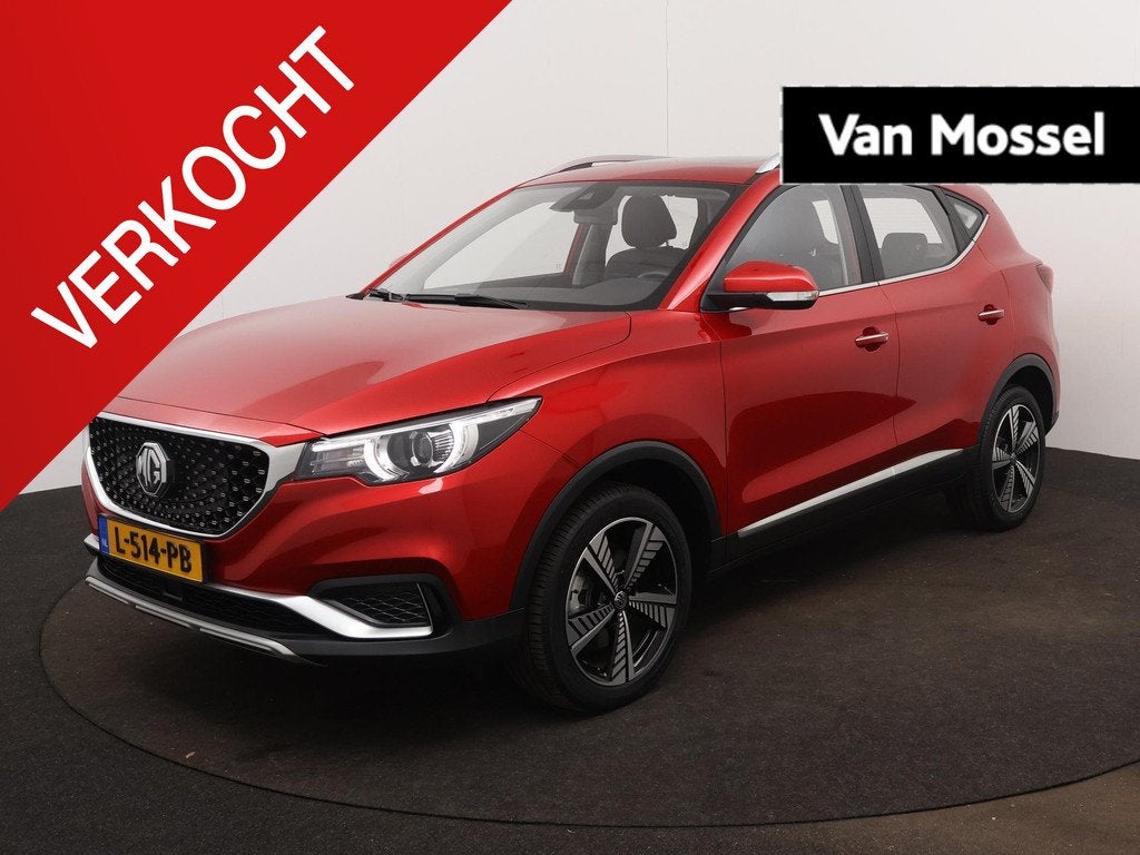 MG ZS EV Luxury 45 kWh SOH 90% | Pano Dak | Navi | Camera |, Auto's, MG, 45 kWh, Gebruikt, Zwart, Parkeersensor