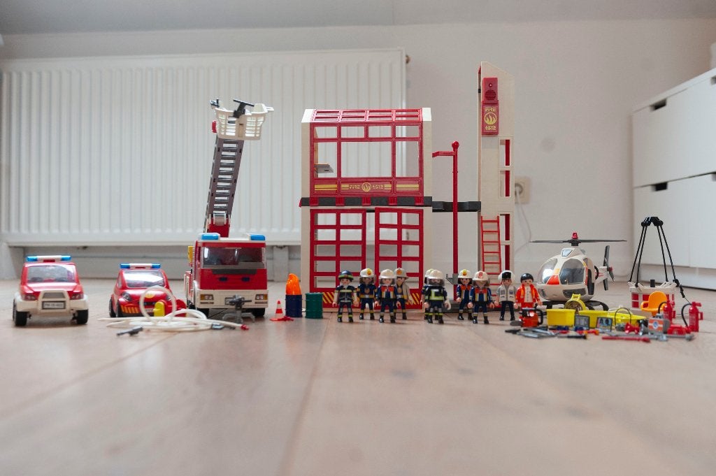 Playmobil - Lot pompiers, Enfants & Bébés, Enlèvement, Utilisé, Kit complet