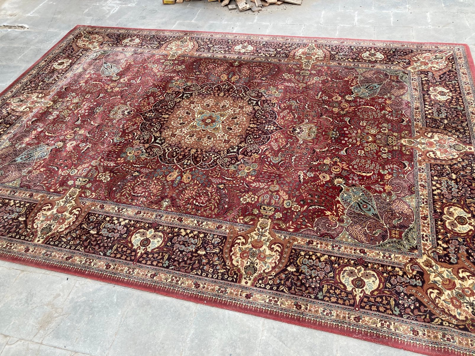 Tapis en laine, 200 cm ou plus, 200 cm ou plus, Klassiek, Enlèvement