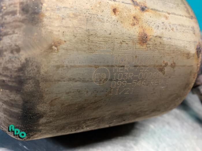 Katalysator van een Volkswagen Polo (Polo 99-), Gebruikt, -, Volkswagen, -