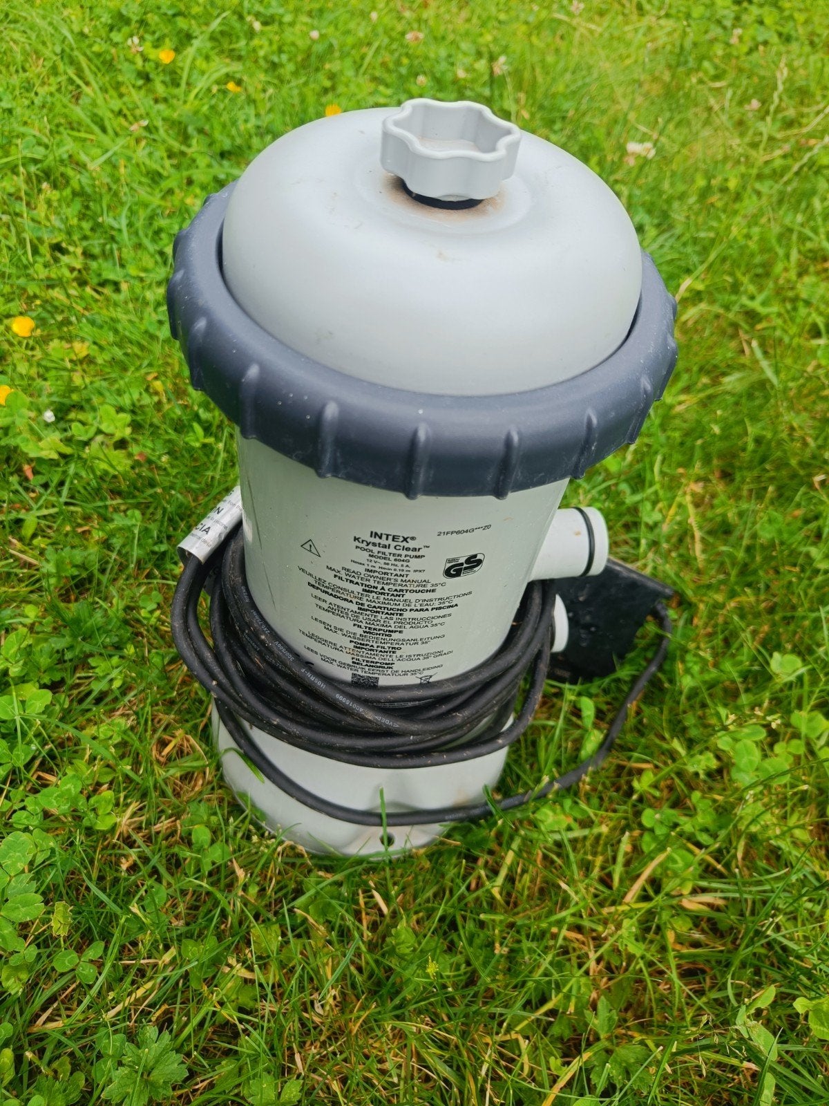 Filterpomp Intex (filterpatronen incl.), Tuin en Terras, Ophalen, Gebruikt, Filter