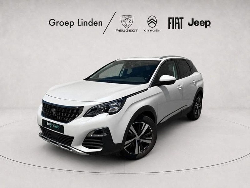 Peugeot 3008 *GPS*PANO*CAMERA* 1.2 BENZ 130 pk ALLURE, Auto's, Parkeersensor, Zwart, Wit, 130 pk