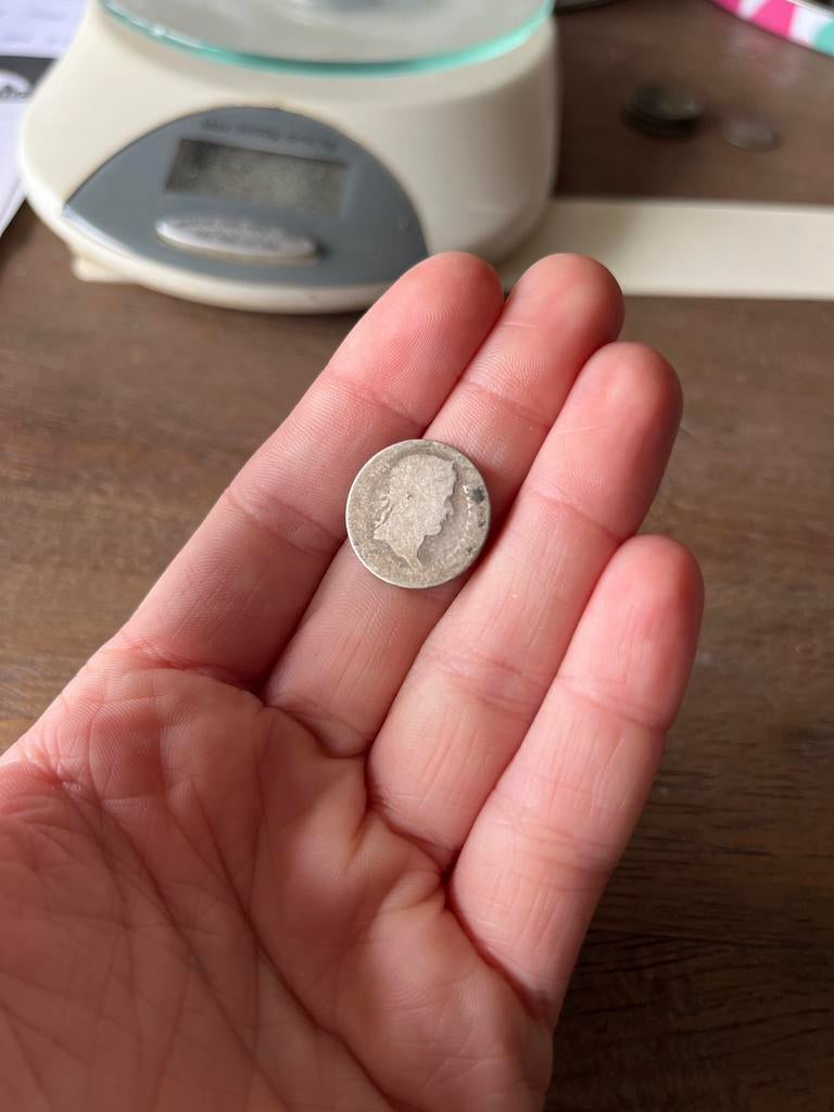Napoléon I ½ franc 1812 — Pièce d'argent française, Enlèvement ou Envoi, France, Monnaie en vrac, Argent