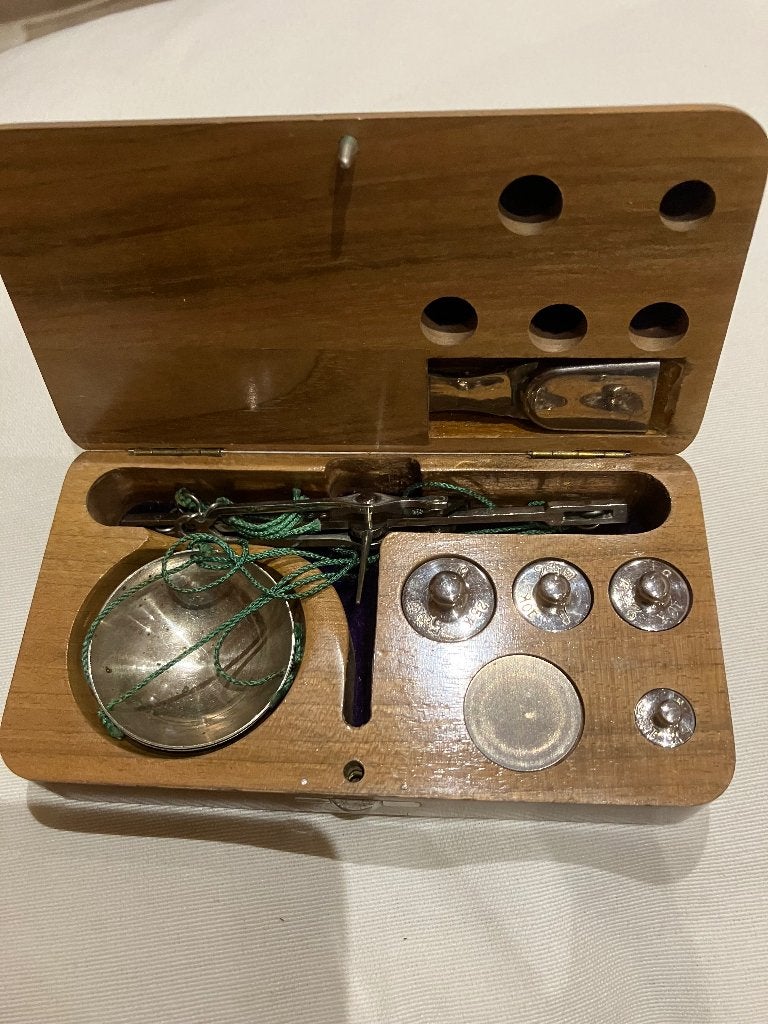 Meetinstrument - weegschaal voor diamant, Antiek en Kunst, Ophalen of Verzenden
