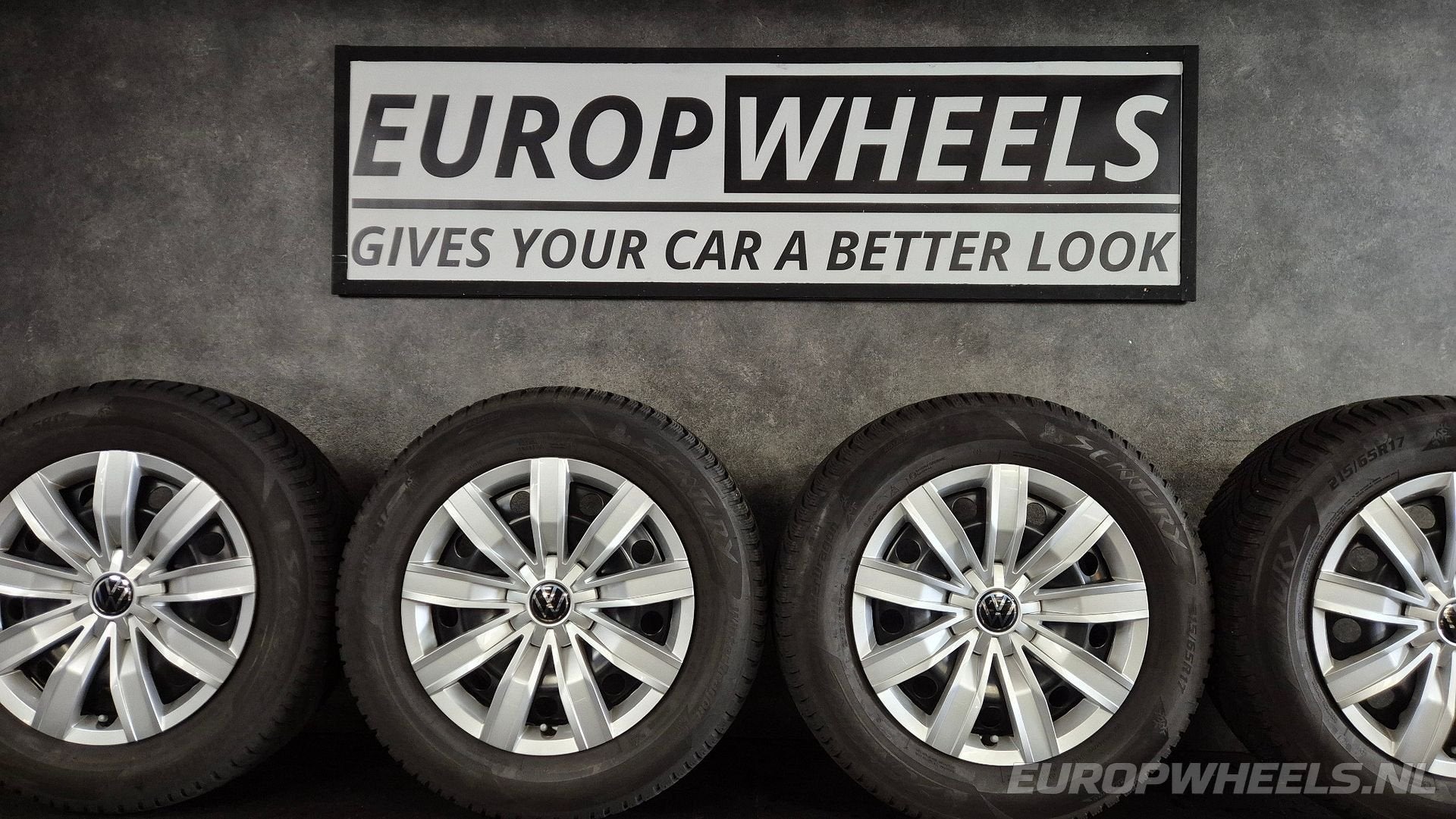 17 inch VW Tiguan Tayron Kodiaq Q3 velgen winterbanden, Auto-onderdelen, -, -, Banden en Velgen, 17 inch