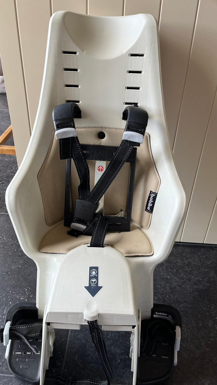 Bobike fietsstoel achteraan, Fietsen en Brommers, Fietsaccessoires | Fietsstoeltjes, Ophalen, Achterzitje, 9 t/m 18 kg, Gebruikt