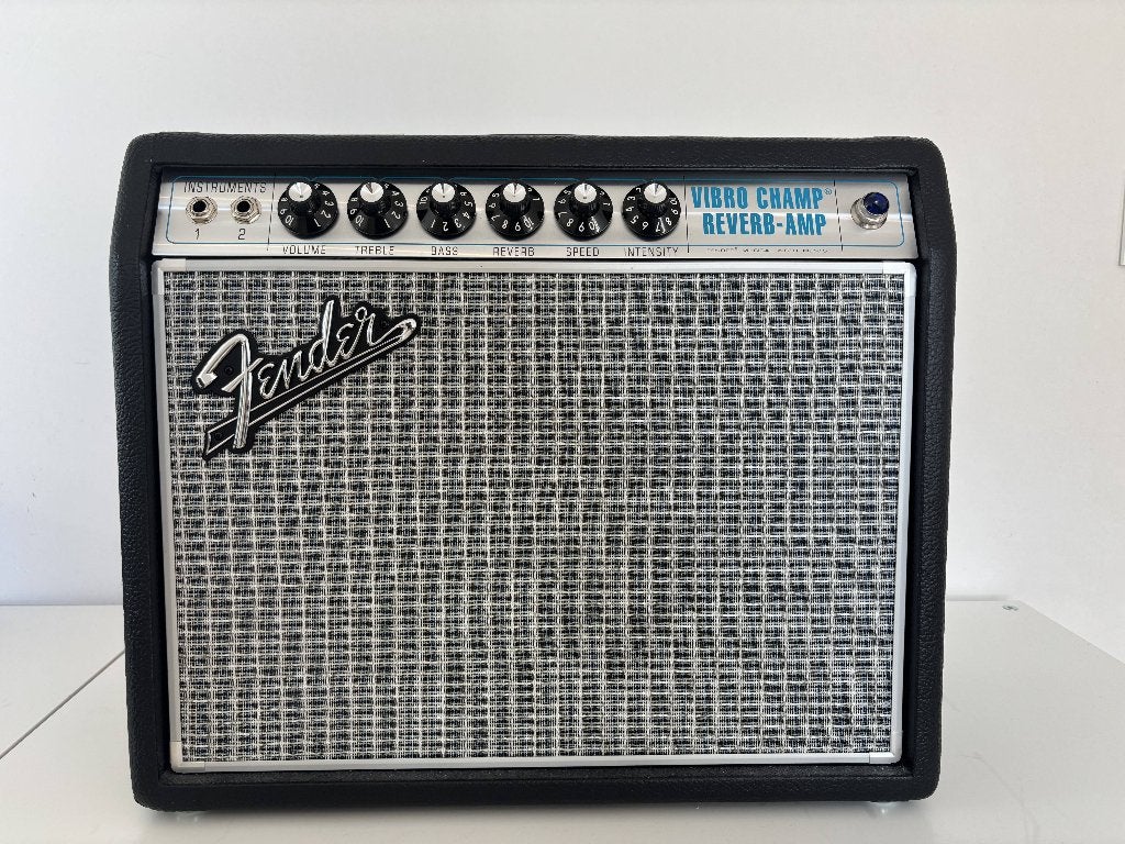Fender ‘68 Custom Vibro Champ Reverb – perfecte staat,, Muziek en Instrumenten, Ophalen of Verzenden, Zo goed als nieuw, Gitaar