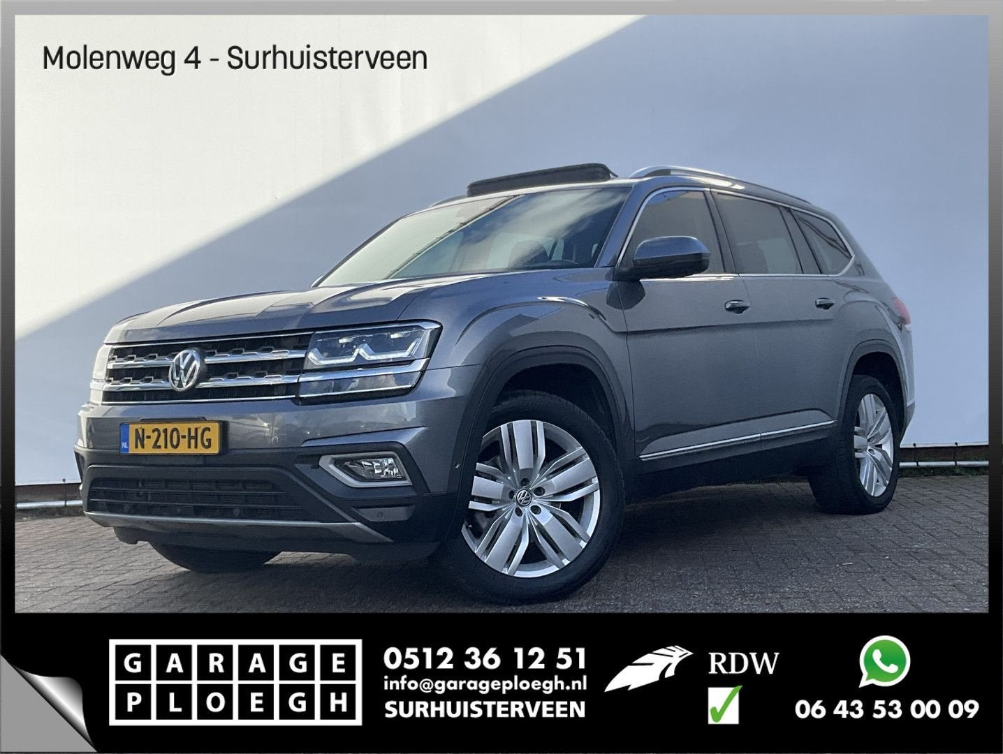 Volkswagen Tiguan Allspace 7-Pers Teramont 3.6 VR6 277pk Pan, Autos, Argent ou Gris, Achat, Automatique, Système de navigation
