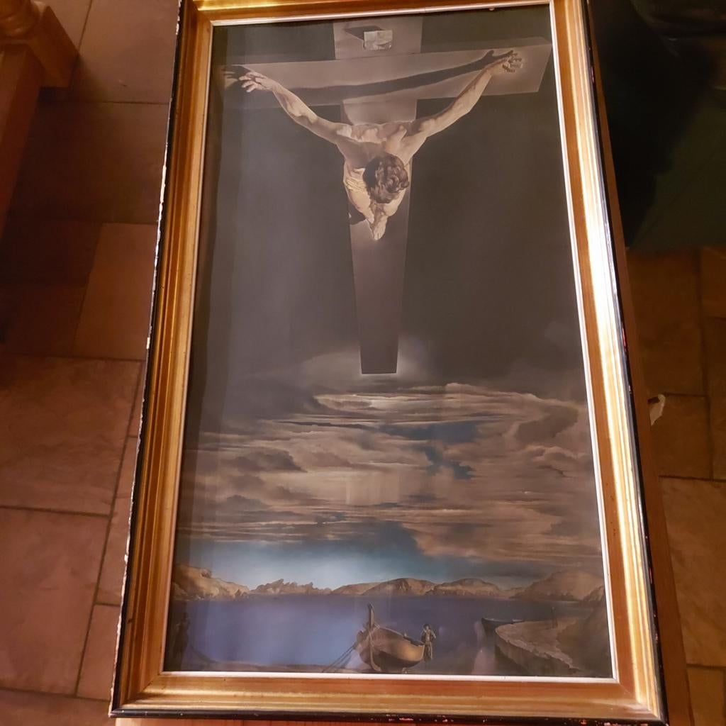 Print of litho /Salvador dali/Christus vd heilige johannes, Ophalen of Verzenden