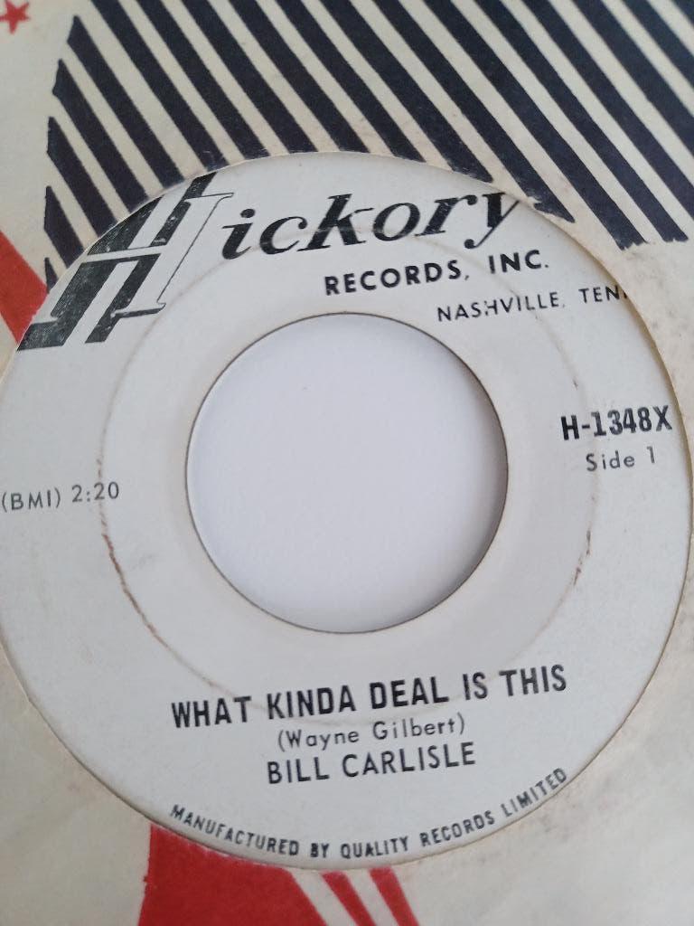 Country 45: Bill Carlisle – What Kinda Deal Is This, Cd's en Dvd's, Vinyl Singles, Gebruikt, 7 inch, Single, Ophalen of Verzenden