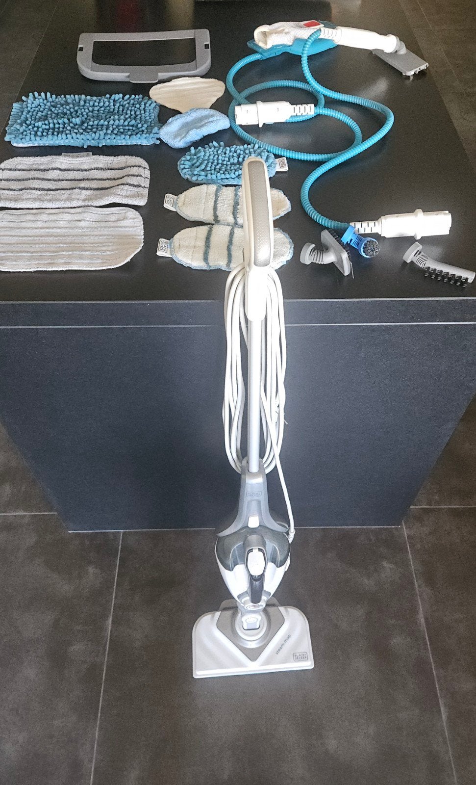 Black+Decker BHSM1615 stoommop, Electroménager, Vapeurs, Enlèvement, Utilisé, Nettoyeur à vapeur