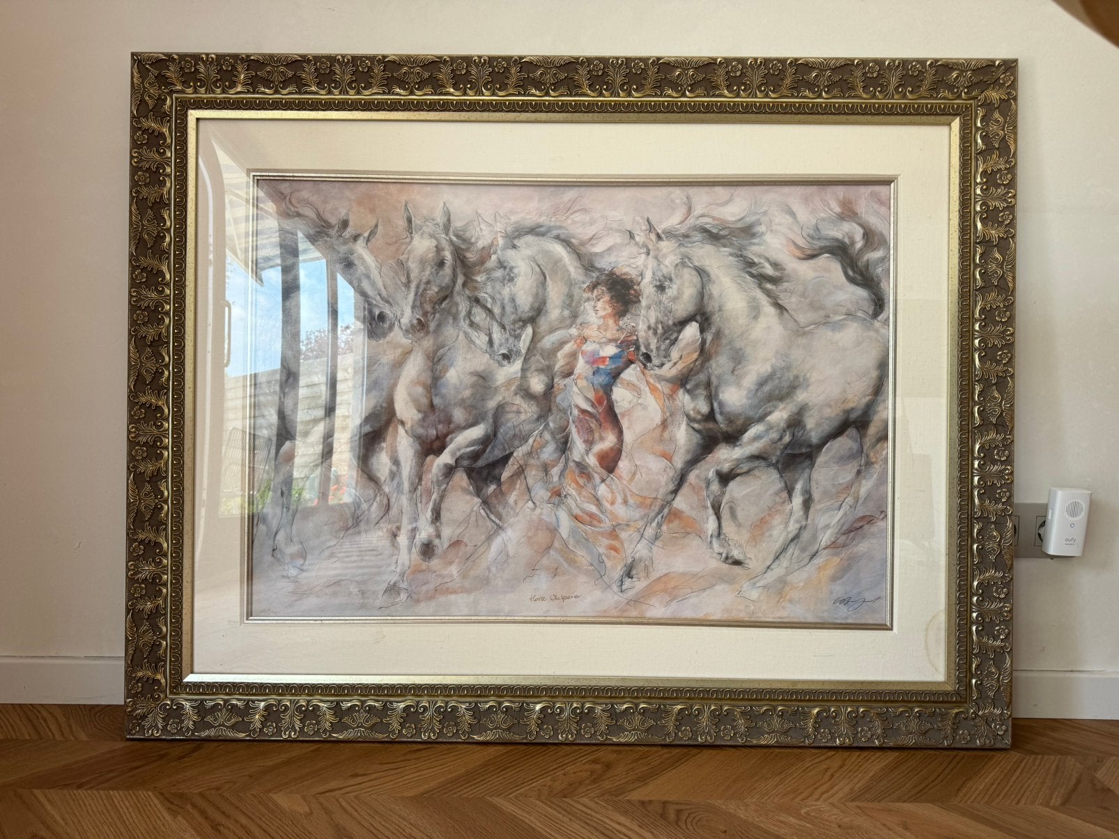 Schilderij Gary Benfield - The Horsewisperer, Ophalen, Gesigneerd