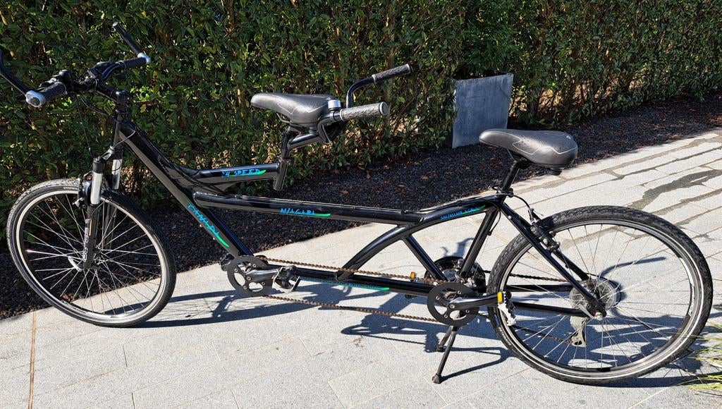 Tandem MTB Canada Niagara, Ophalen, Meer dan 20 versnellingen, Vering