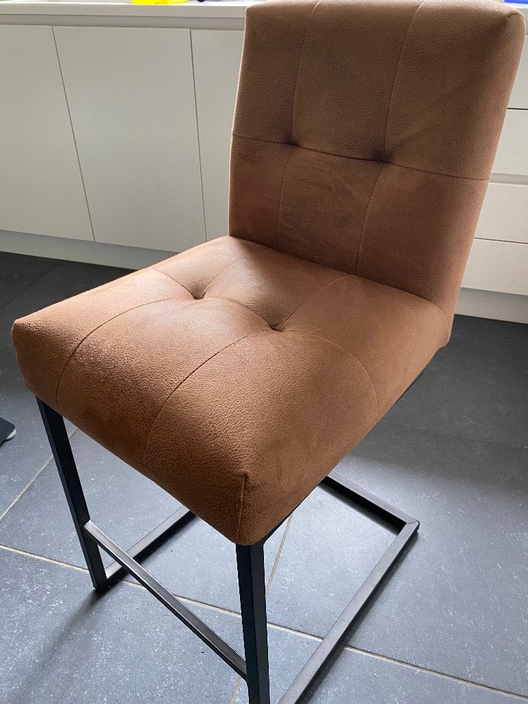 Ensemble de 4 belles chaises hautes et chaises de bar, Maison & Meubles, Comme neuf, Brun, Enlèvement, Quatre