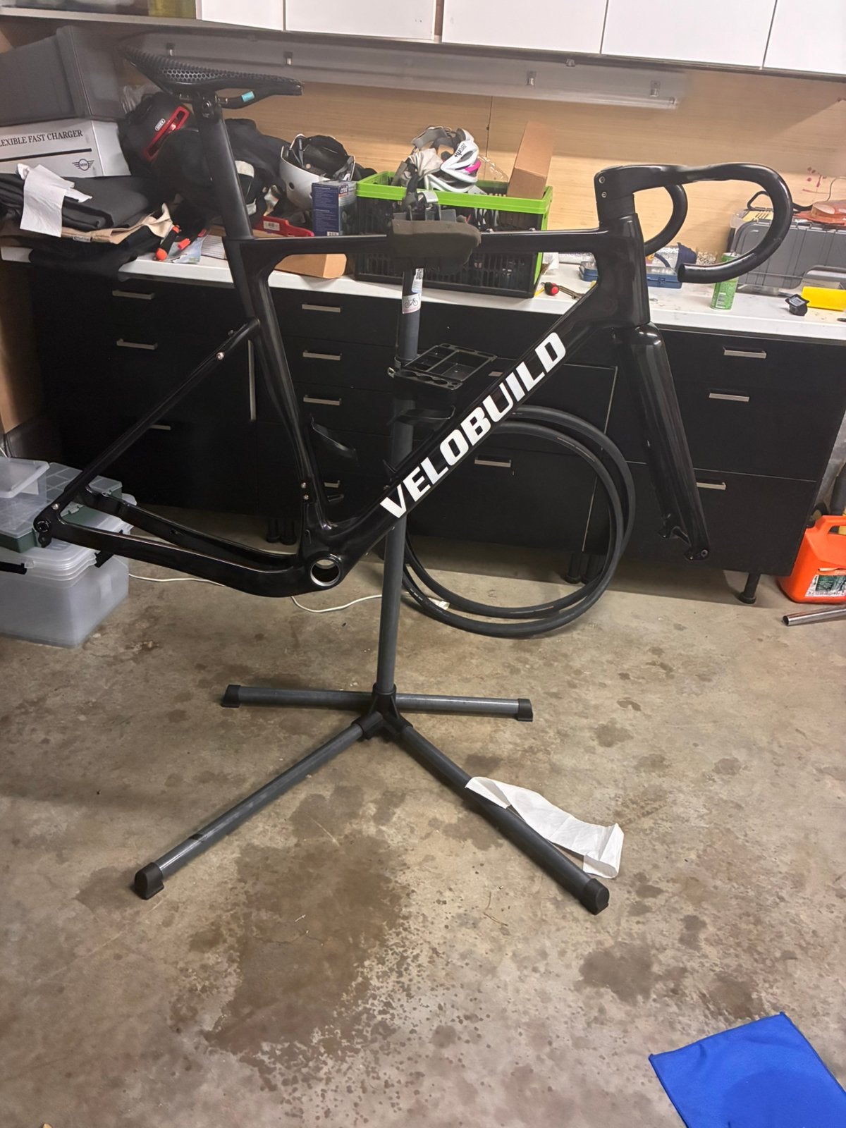 Carbon gravel  frame disc, Enlèvement