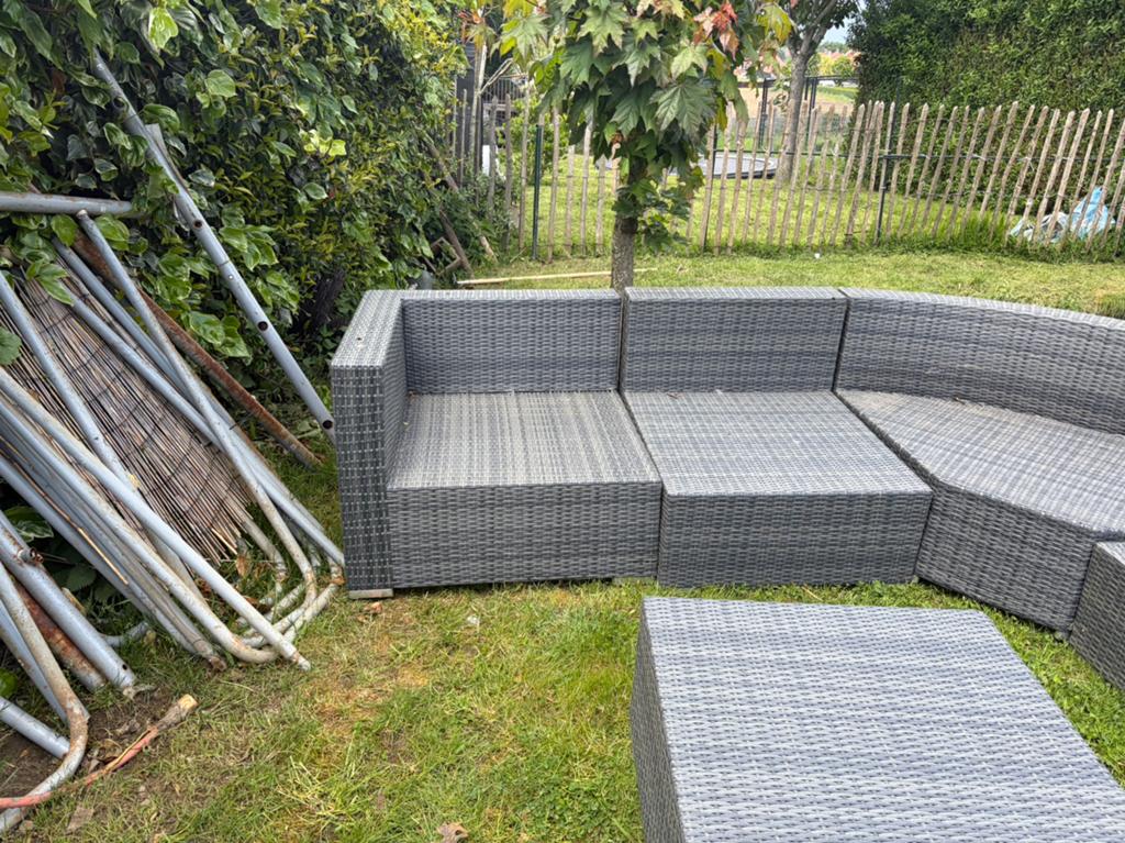 Hoekbank buiten, Tuin en Terras, Tuinbanken, Ophalen