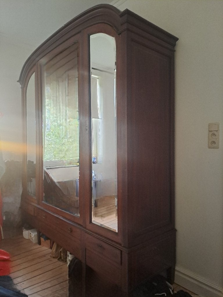 Armoire à miroir classique, Maison & Meubles, 200 cm ou plus, Klassiek, Enlèvement, Utilisé