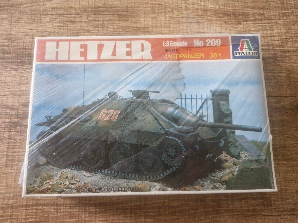 Italeri 1/35 Hetzer Jagdpanzer 38t, Hobby en Vrije tijd, Modelbouw | Auto's en Voertuigen, Tank, Italeri, 1:32 tot 1:50, Nieuw