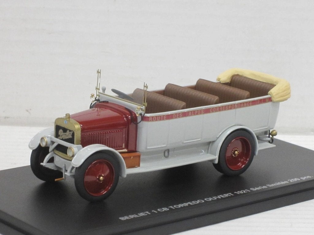1:43 Perfex ML-001 Berliet CB Torpedo Route des Alpes 1921, Enlèvement ou Envoi, Comme neuf, Bus ou Camion, Autres marques