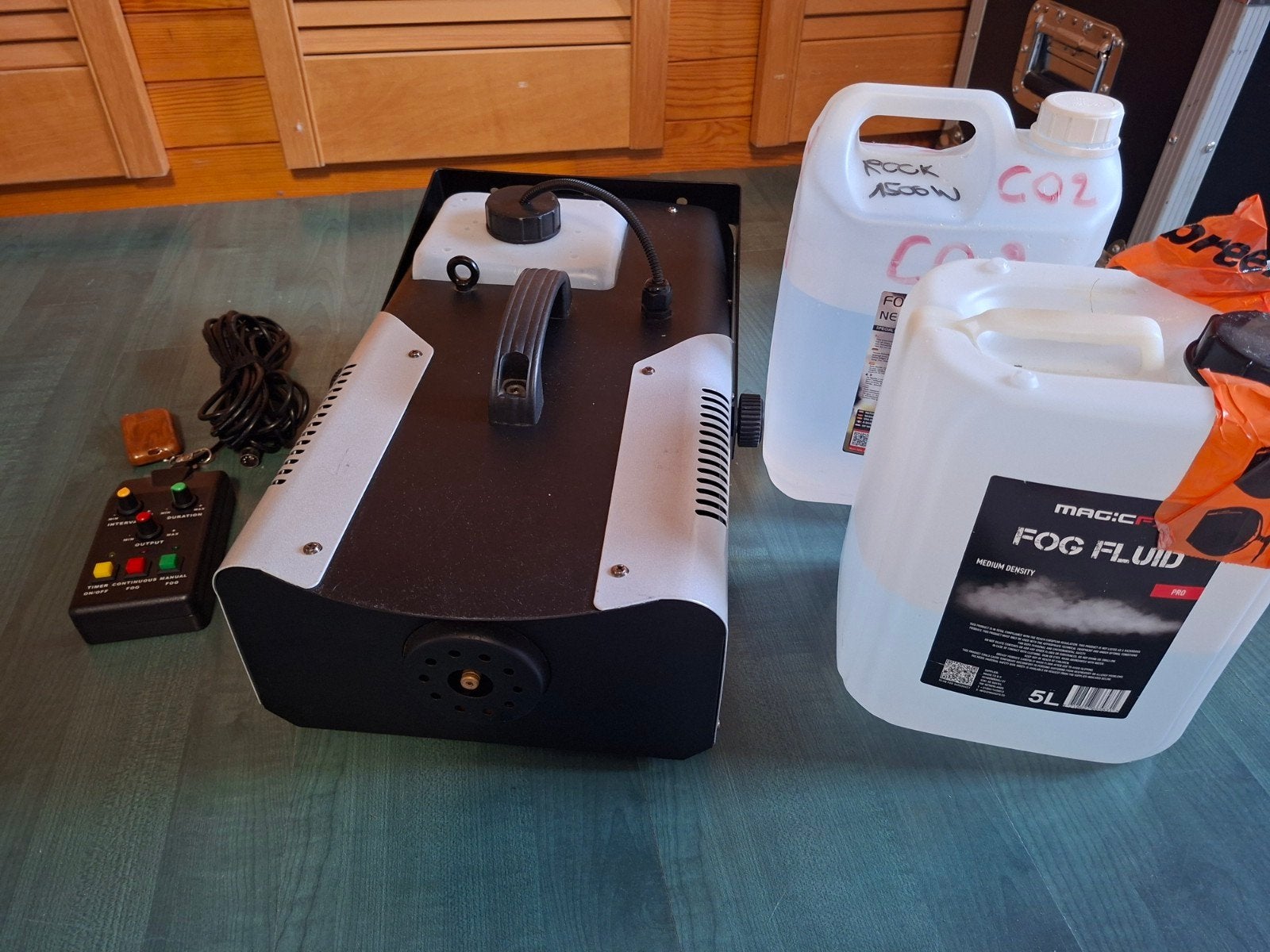 Ayra WSM 03 MKIII Rookmachine, Ophalen, Rookmachine