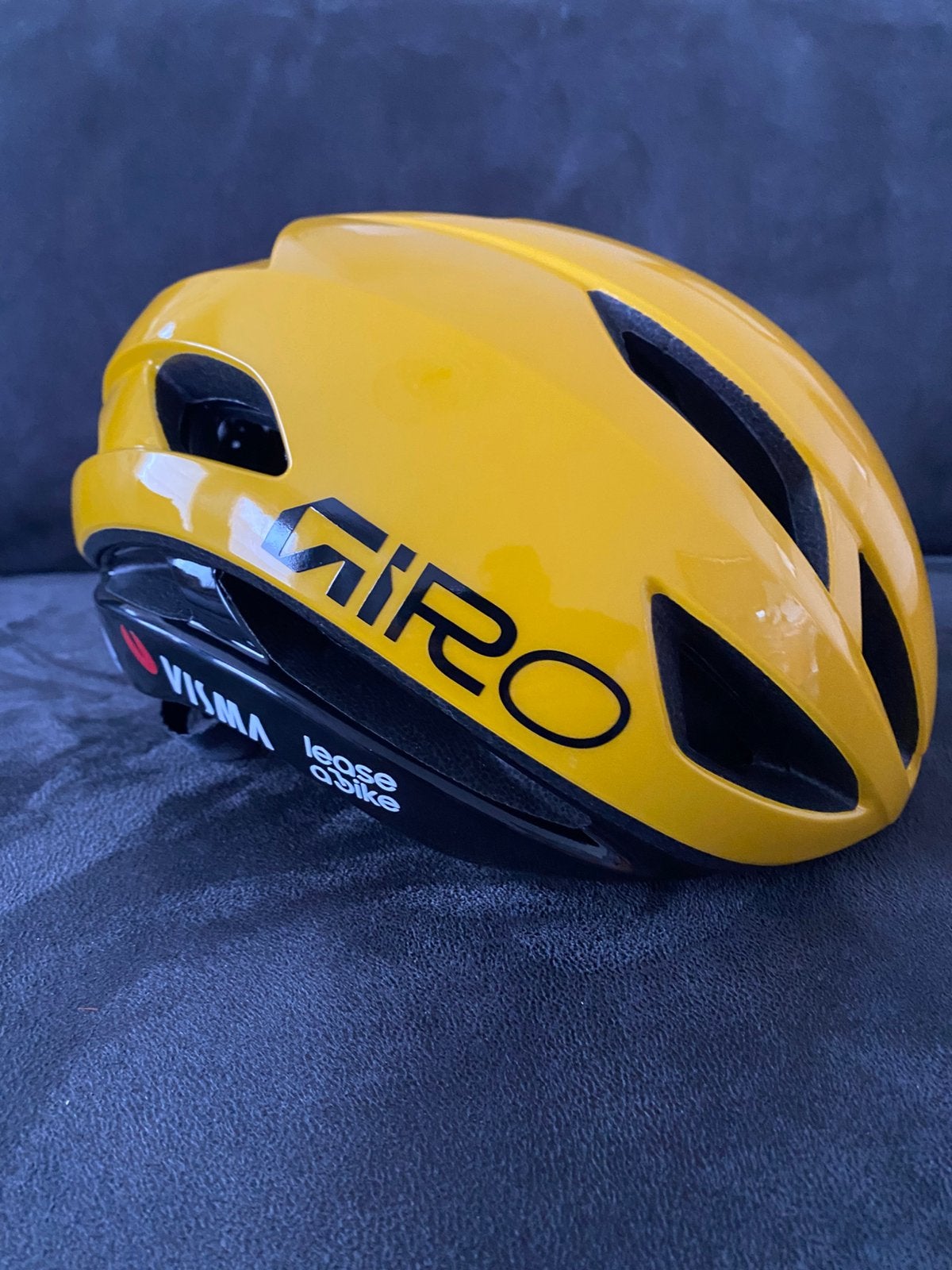 Nieuwe Giro Eclipse officiële Visma lease a bike helm, Fietsen en Brommers, Ophalen of Verzenden, Zo goed als nieuw, M
