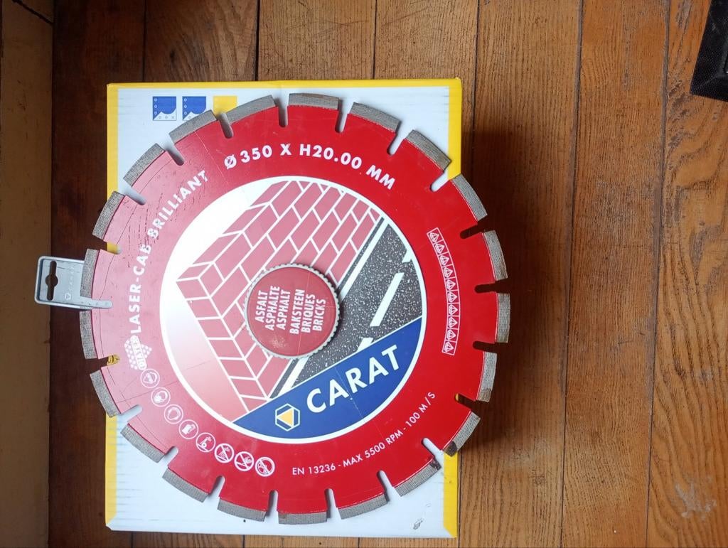 Carat Diamantzaagblad 350mm, Doe-het-zelf en Bouw, Ophalen