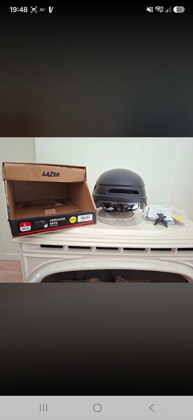 lazer fietshelm nieuwstaat!!