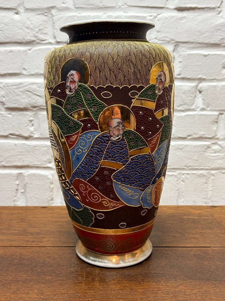 Vintage Japanse Satsuma Vaas, Ophalen of Verzenden