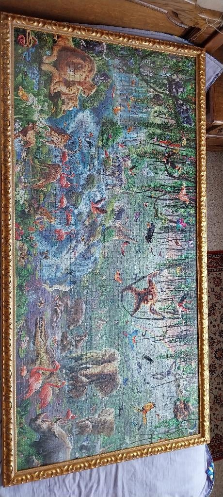 Gouden kader met junglepuzzel, Enlèvement, Comme neuf