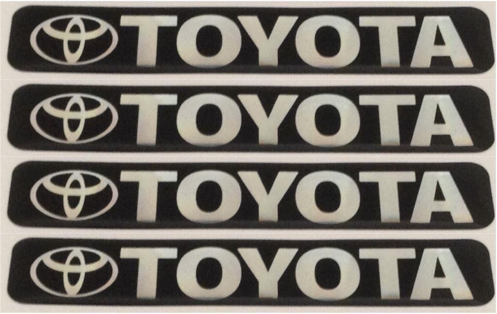Toyota 3D doming sticker set #2, Envoi